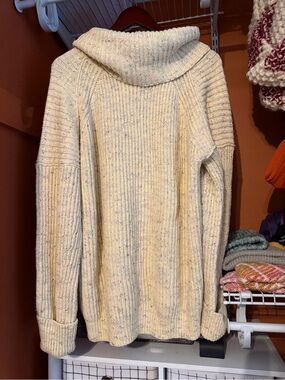 Free People - Cozy Cream Turtleneck Sweater